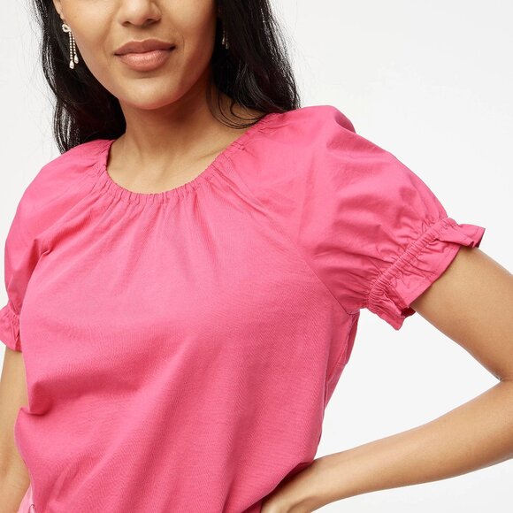 J. Crew Fuchsia Tie-back top/NWT/M - Picture 3 of 12